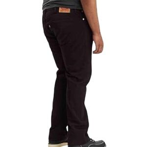 Levi's 501 Men's Original Fit Jeans Black Charcoal Wash Button Fly Straight 36